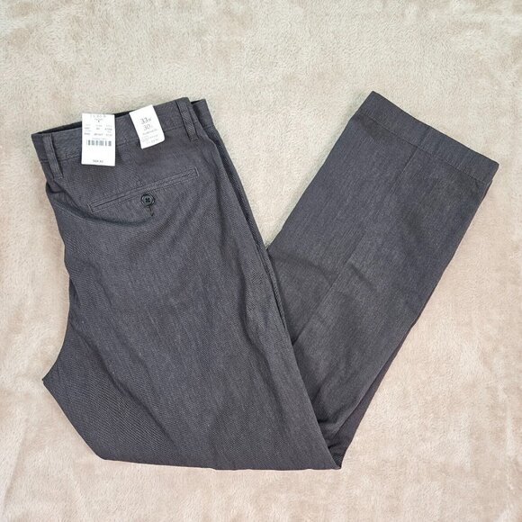 NWT J.Crew $69 Bedford Fit 100% Cotton Pant Narrow Leg Men's Size 33x30 - Picture 5 of 13